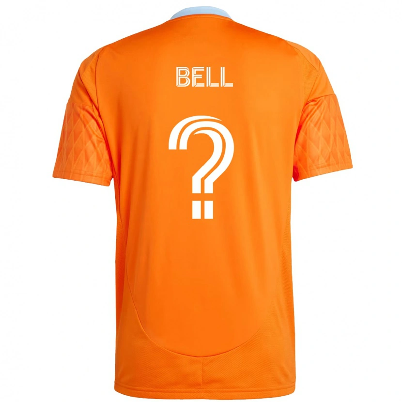 Danxen Kid Jahmani Bell #0 Orange White Home Jersey 2025/26 T-Shirt