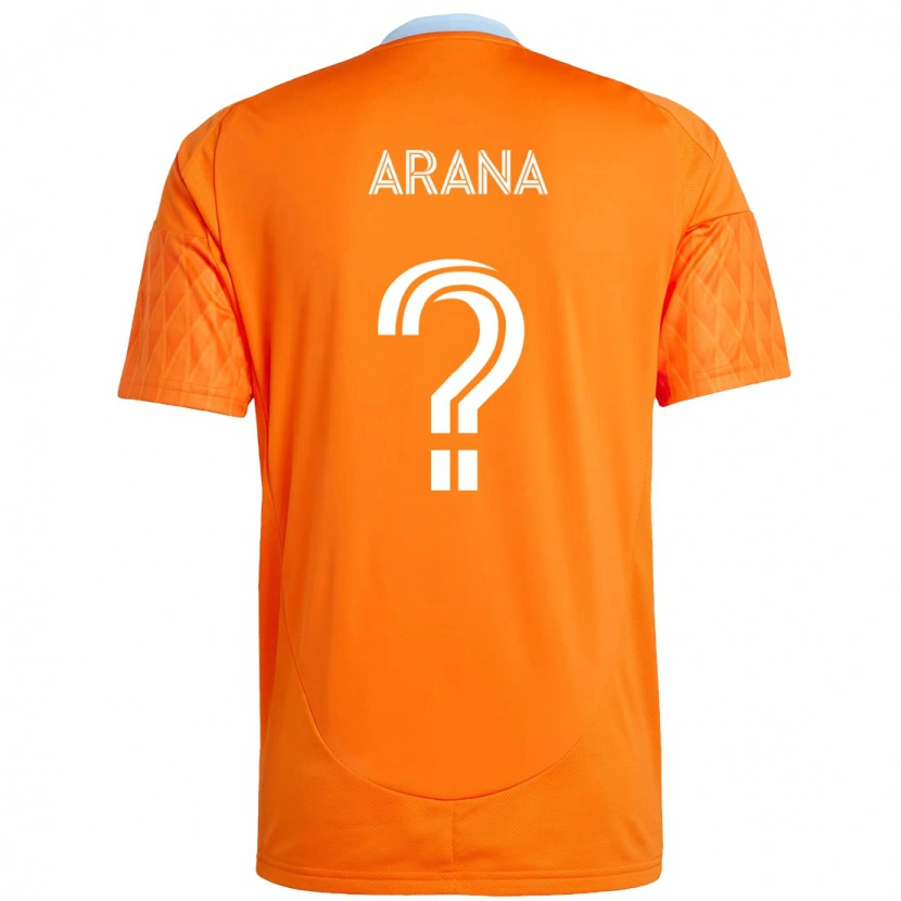 Danxen Kid Matthew Arana #0 Orange White Home Jersey 2025/26 T-Shirt