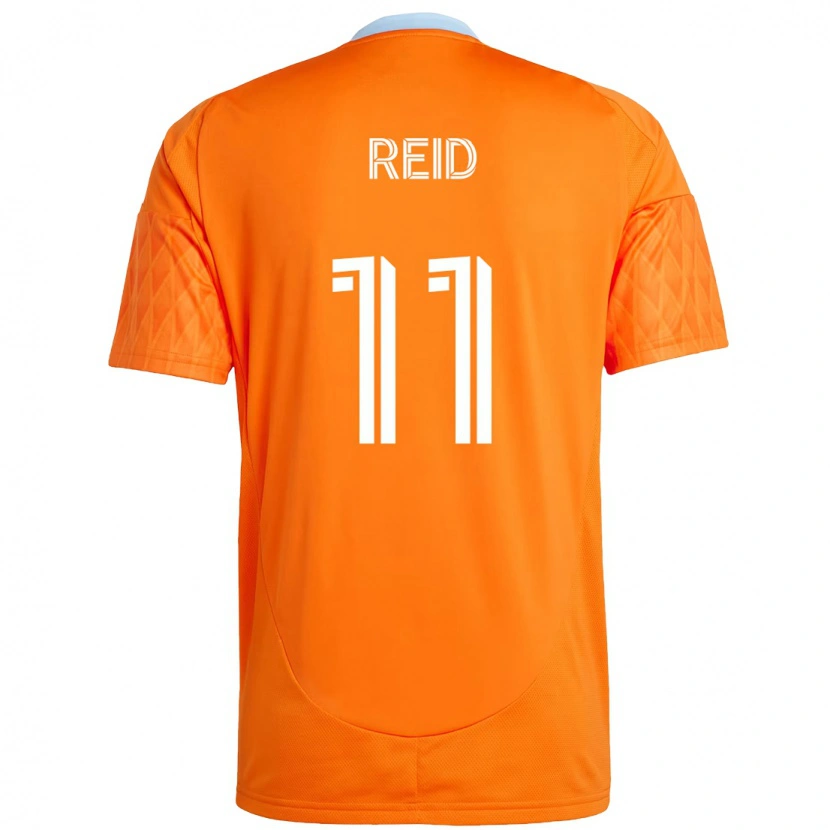 Danxen Kid Isaiah Reid #11 Orange White Home Jersey 2025/26 T-Shirt