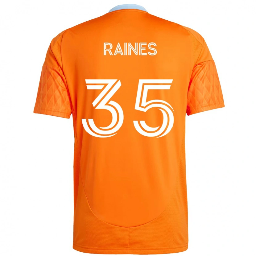 Danxen Kid Brooklyn Raines #35 Orange White Home Jersey 2025/26 T-Shirt