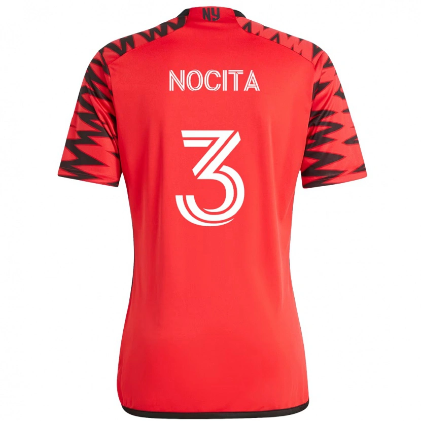 Danxen Kid Matthew Nocita #3 Red Black Home Jersey 2025/26 T-Shirt