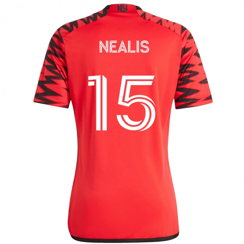 Danxen Kid Sean Nealis #15 Red Black Home Jersey 2025/26 T-Shirt