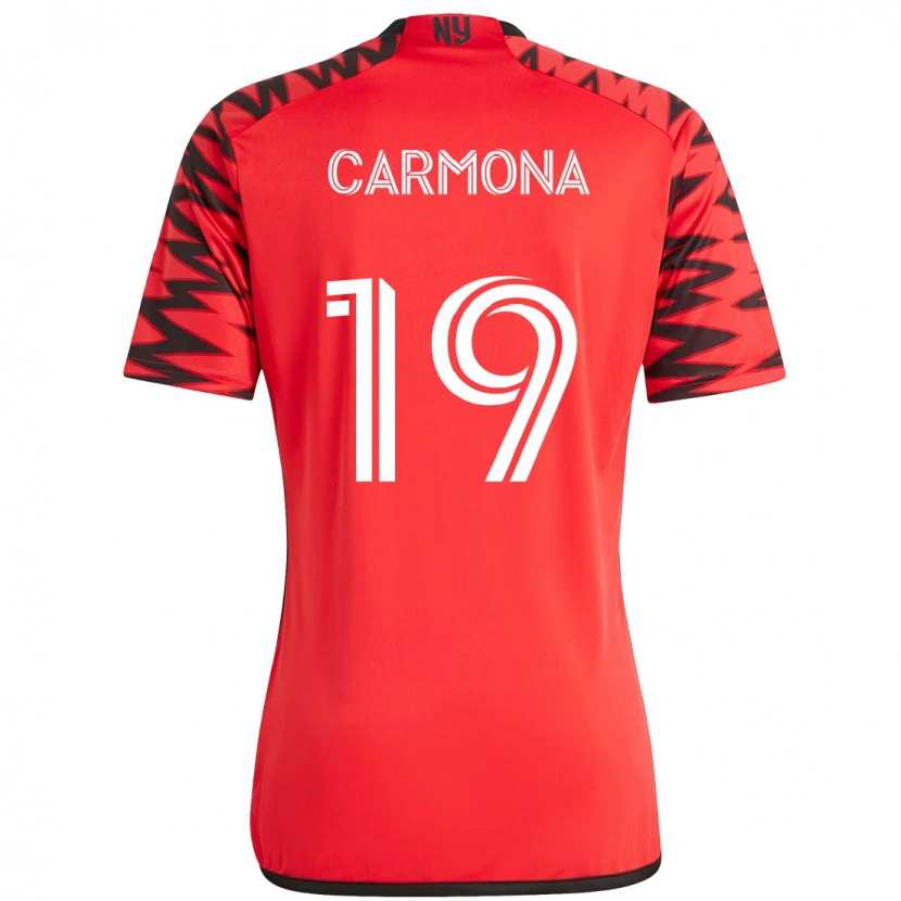 Danxen Kid Wikelman Carmona #19 Red Black Home Jersey 2025/26 T-Shirt