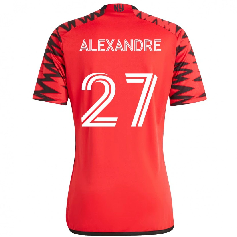 Danxen Kid Davi Alexandre #27 Red Black Home Jersey 2025/26 T-Shirt