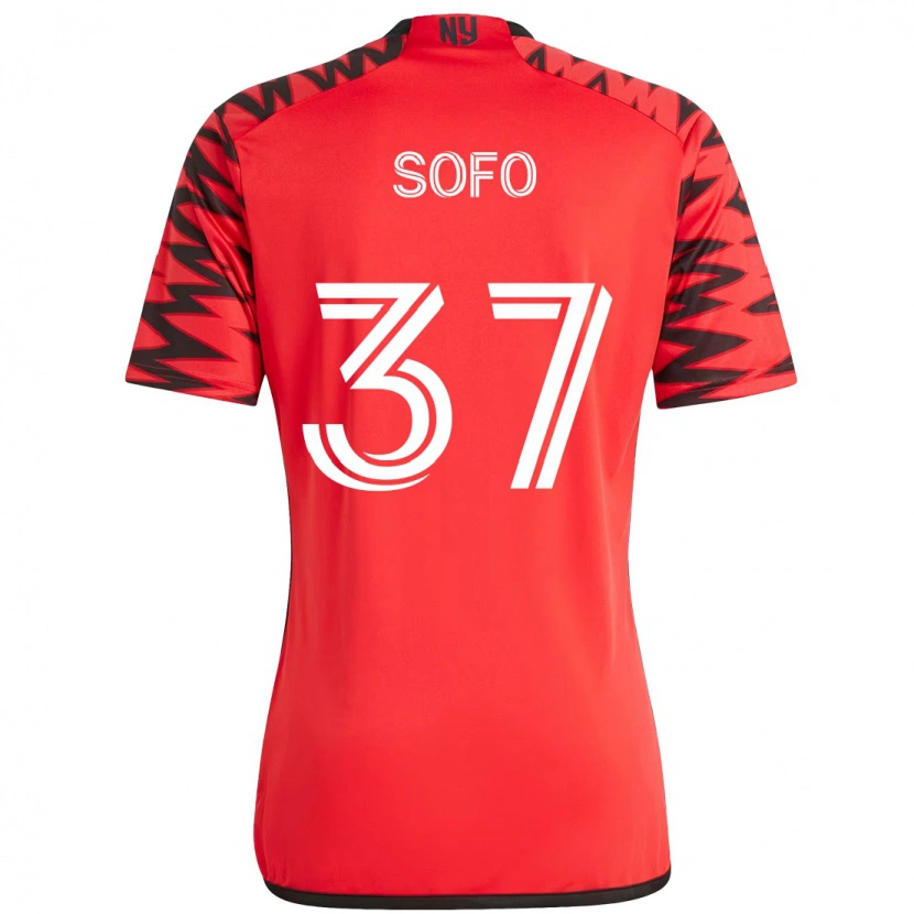 Danxen Kid Mohammed Sofo #37 Red Black Home Jersey 2025/26 T-Shirt