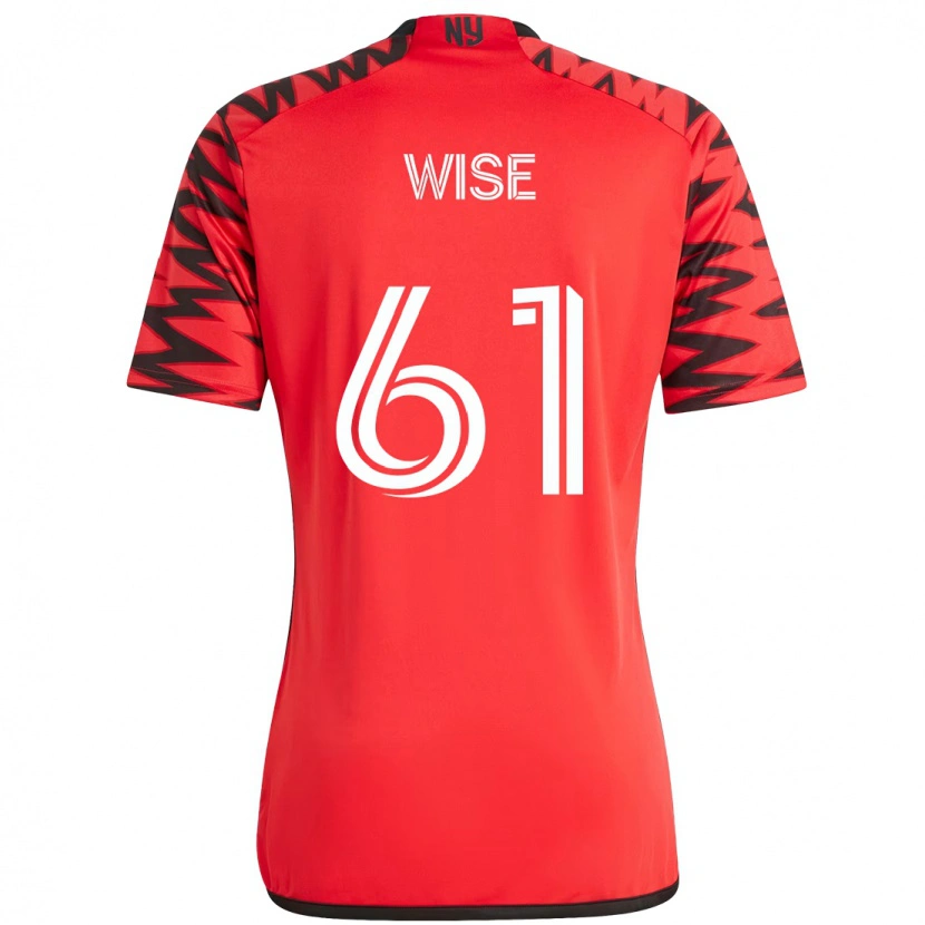 Danxen Kid Henry Wise #61 Red Black Home Jersey 2025/26 T-Shirt
