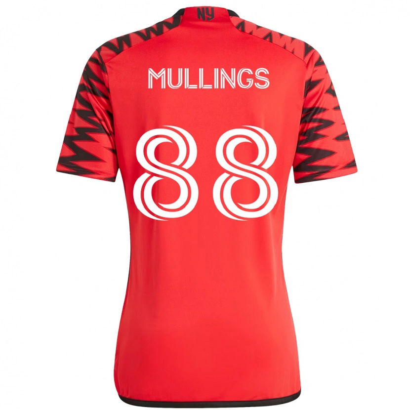 Danxen Kid O'vonte Mullings #88 Red Black Home Jersey 2025/26 T-Shirt