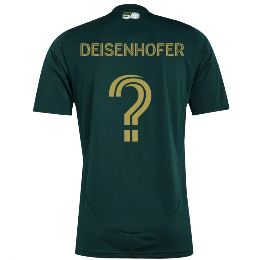 Danxen Kid Maximilian Deisenhofer #0 Black Brown Home Jersey 2025/26 T-Shirt