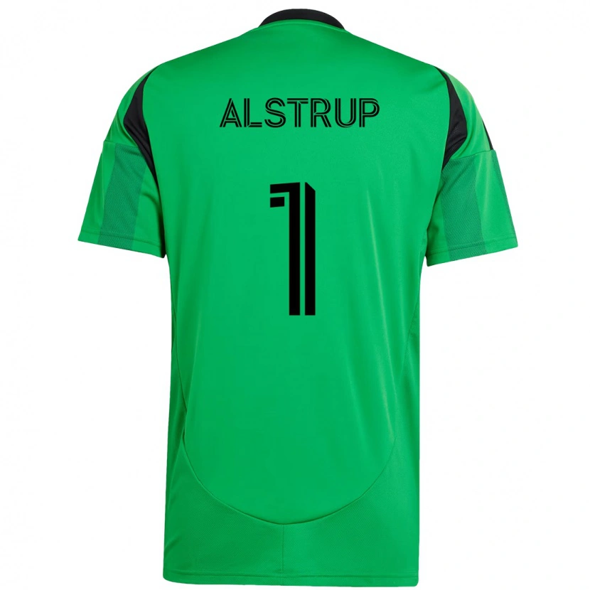 Danxen Kid Marcus Alstrup #1 Green Black Home Jersey 2025/26 T-Shirt