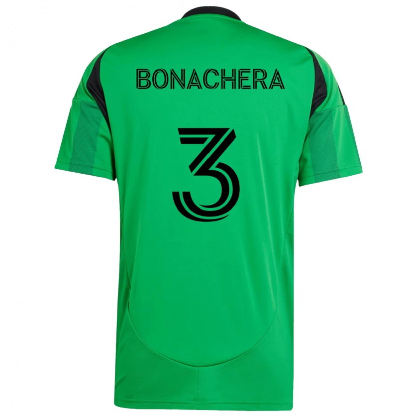 Danxen Kid Rubén Bonachera #3 Green Black Home Jersey 2025/26 T-Shirt