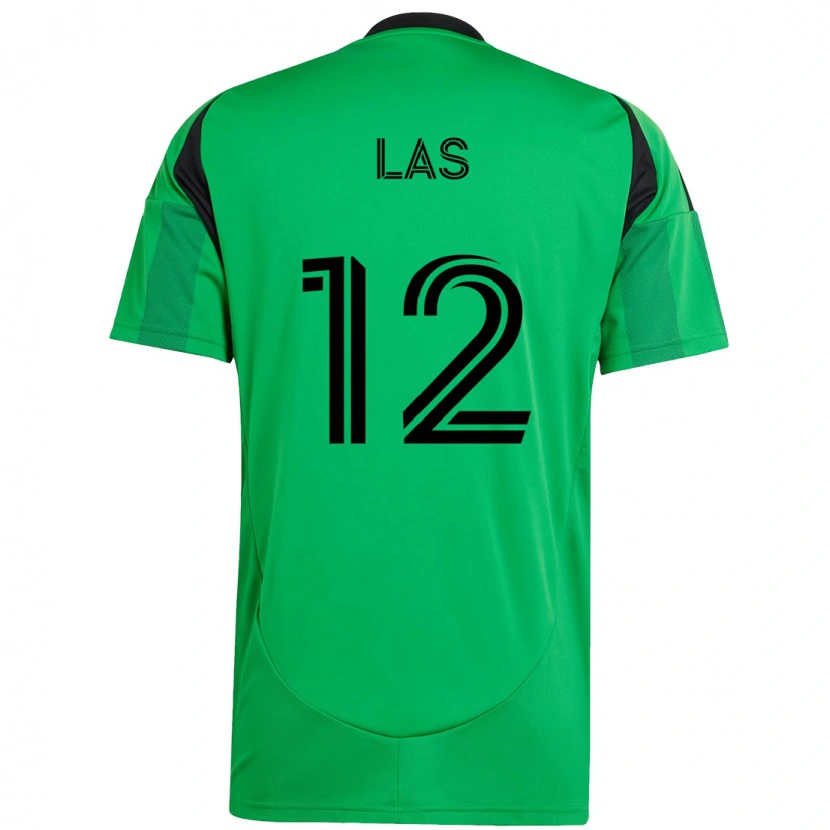 Danxen Kid Damian Las #12 Green Black Home Jersey 2025/26 T-Shirt