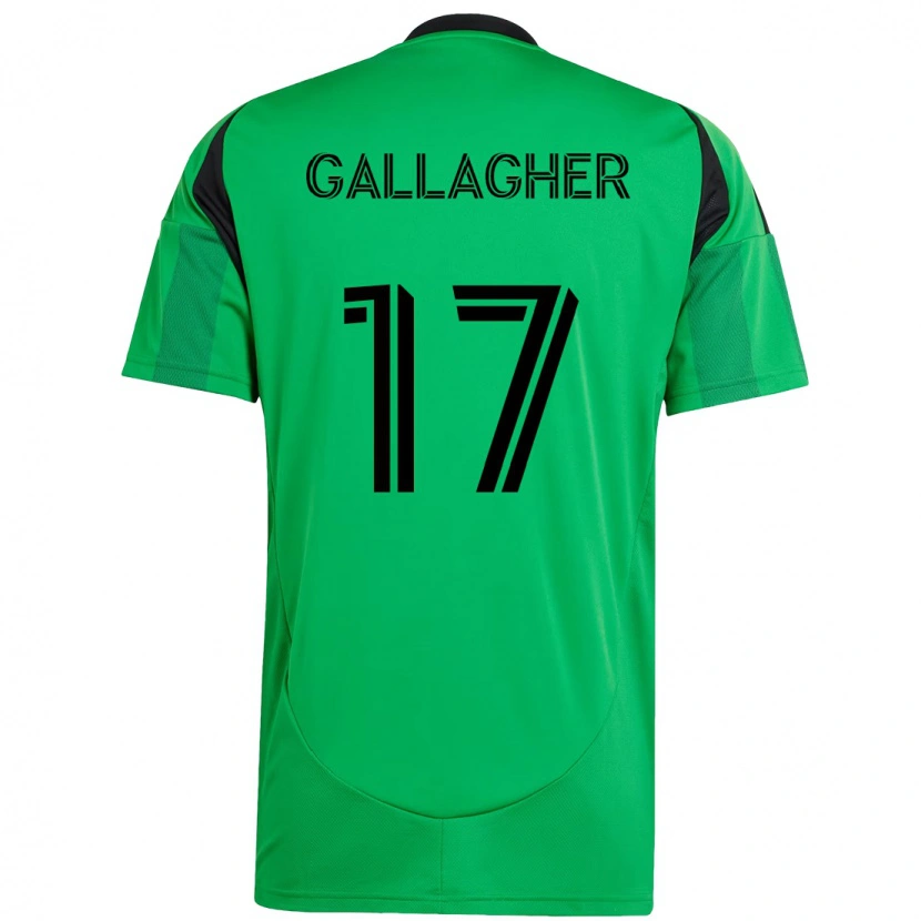 Danxen Kid Jon Gallagher #17 Green Black Home Jersey 2025/26 T-Shirt