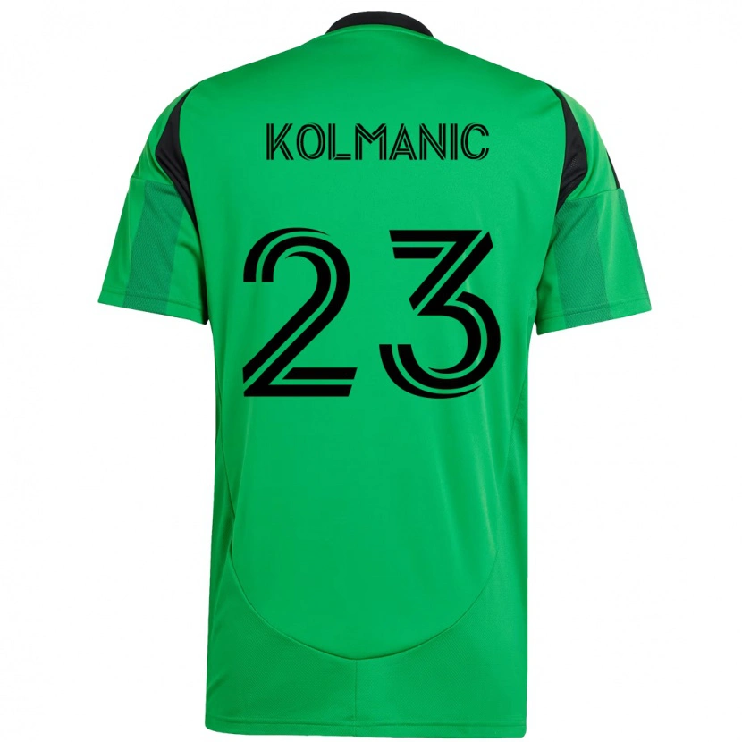 Danxen Kid Žan Kolmanič #23 Green Black Home Jersey 2025/26 T-Shirt