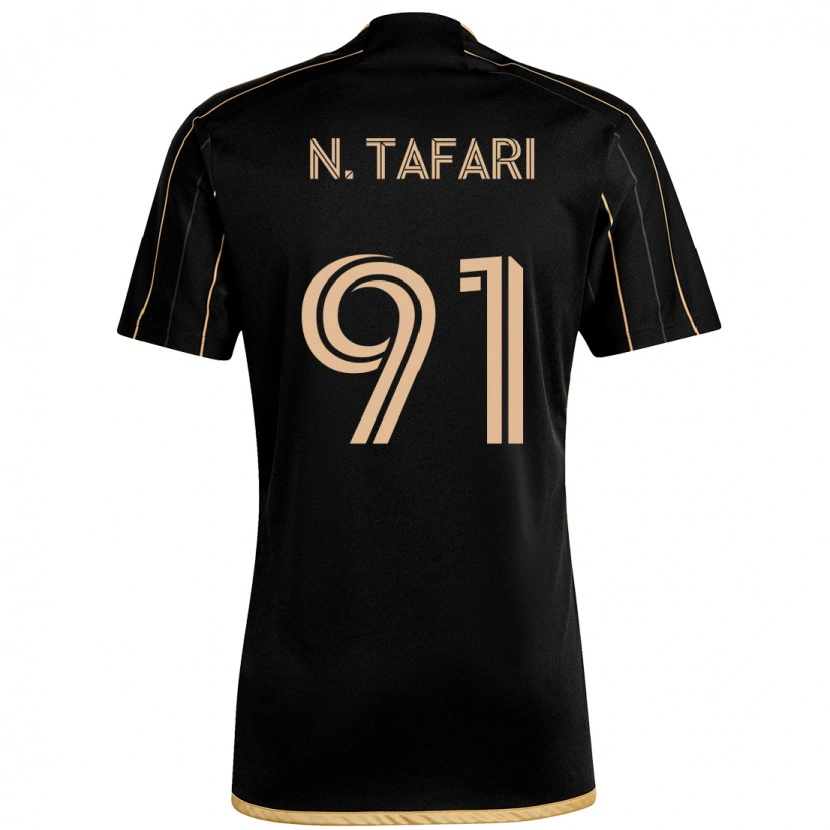 Danxen Kid Nkosi Tafari #91 Black Brown Home Jersey 2025/26 T-Shirt