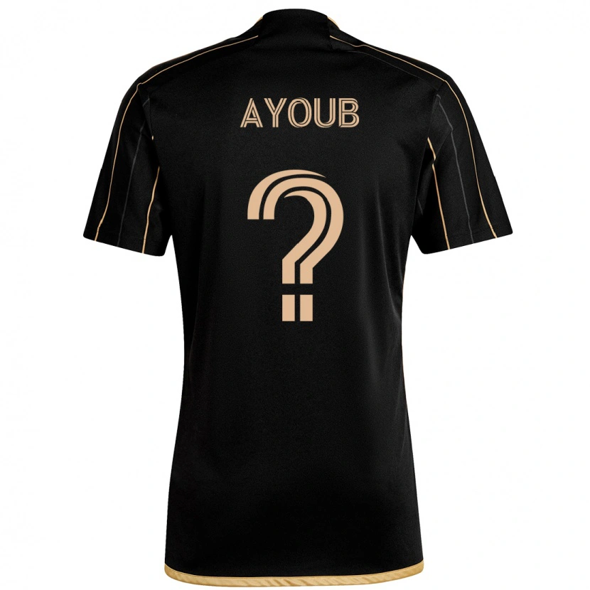 Danxen Kid Ryan Ayoub #0 Black Brown Home Jersey 2025/26 T-Shirt