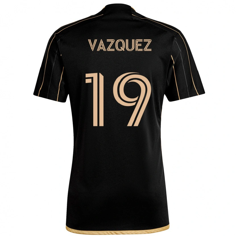 Danxen Kid Favian Vazquez #19 Black Brown Home Jersey 2025/26 T-Shirt