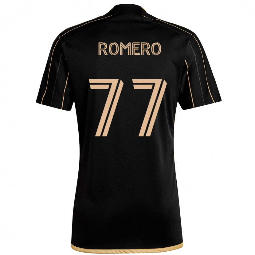 Danxen Kid Alexander Romero #77 Black Brown Home Jersey 2025/26 T-Shirt