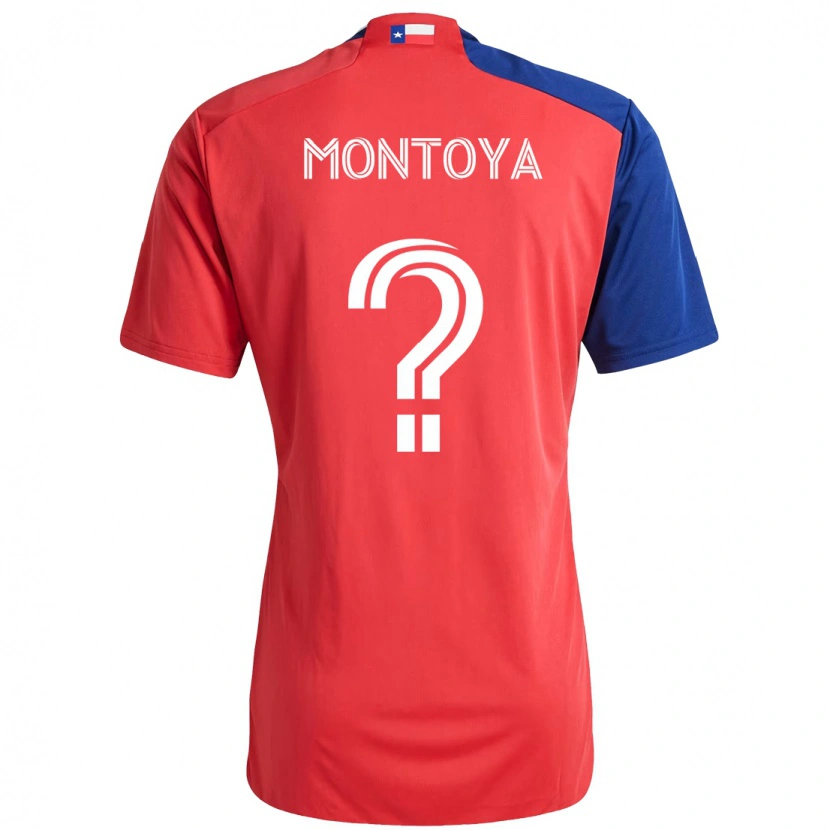 Danxen Kid Nicolás Montoya #0 Red Navy Blue Home Jersey 2025/26 T-Shirt