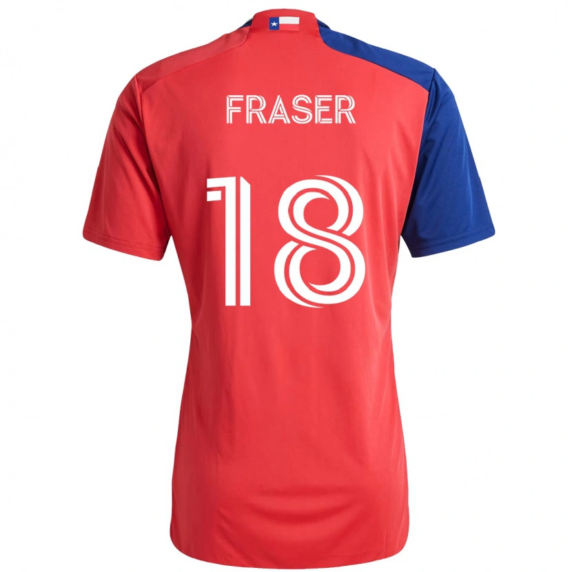 Danxen Kid Liam Fraser #18 Red Navy Blue Home Jersey 2025/26 T-Shirt