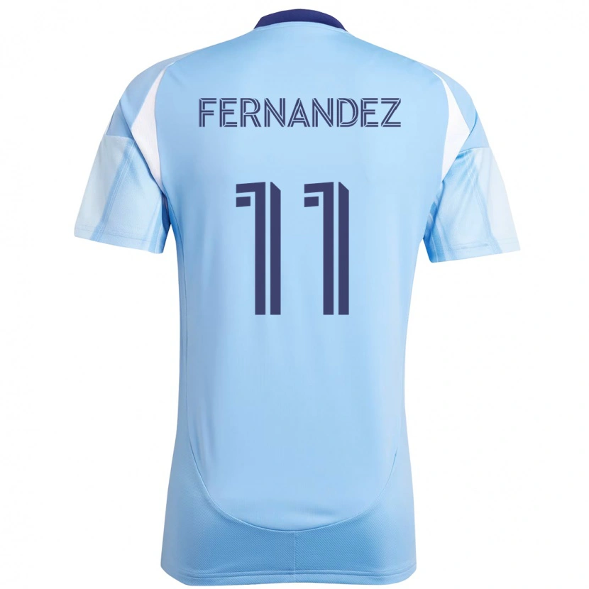 Danxen Kid Julián Fernández #11 Light Blue Home Jersey 2025/26 T-Shirt