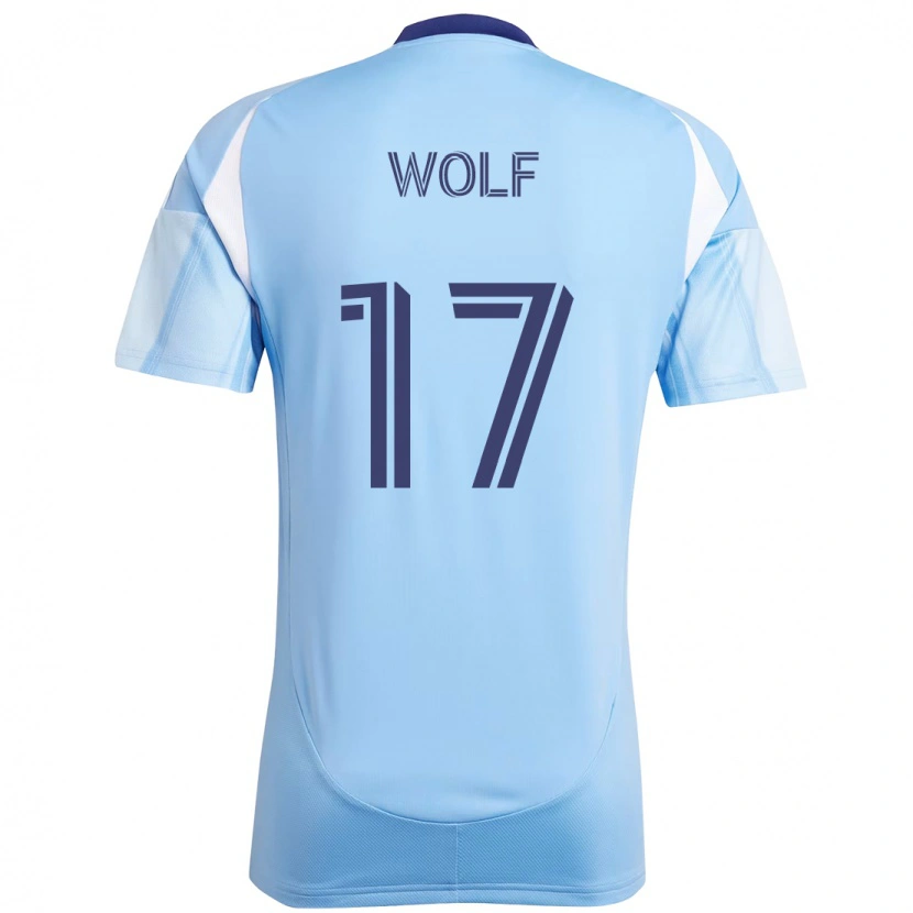Danxen Kid Hannes Wolf #17 Light Blue Home Jersey 2025/26 T-Shirt