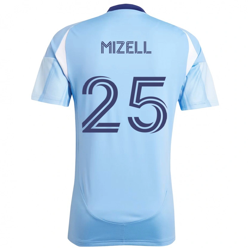 Danxen Kid Cody Mizell #25 Light Blue Home Jersey 2025/26 T-Shirt
