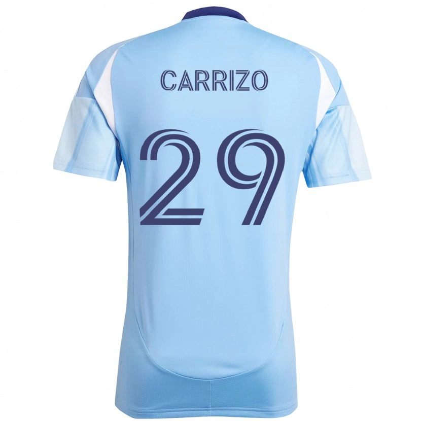 Danxen Kid Máximo Carrizo #29 Light Blue Home Jersey 2025/26 T-Shirt