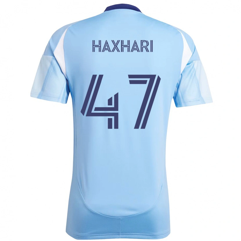 Danxen Kid Klevis Haxhari #47 Light Blue Home Jersey 2025/26 T-Shirt