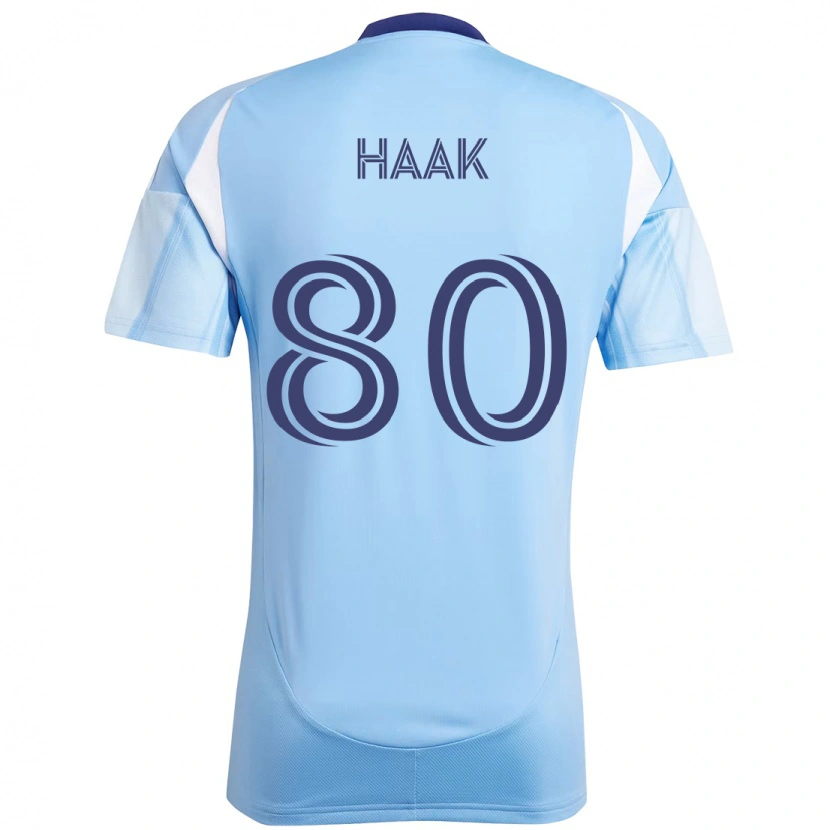 Danxen Kid Justin Haak #80 Light Blue Home Jersey 2025/26 T-Shirt
