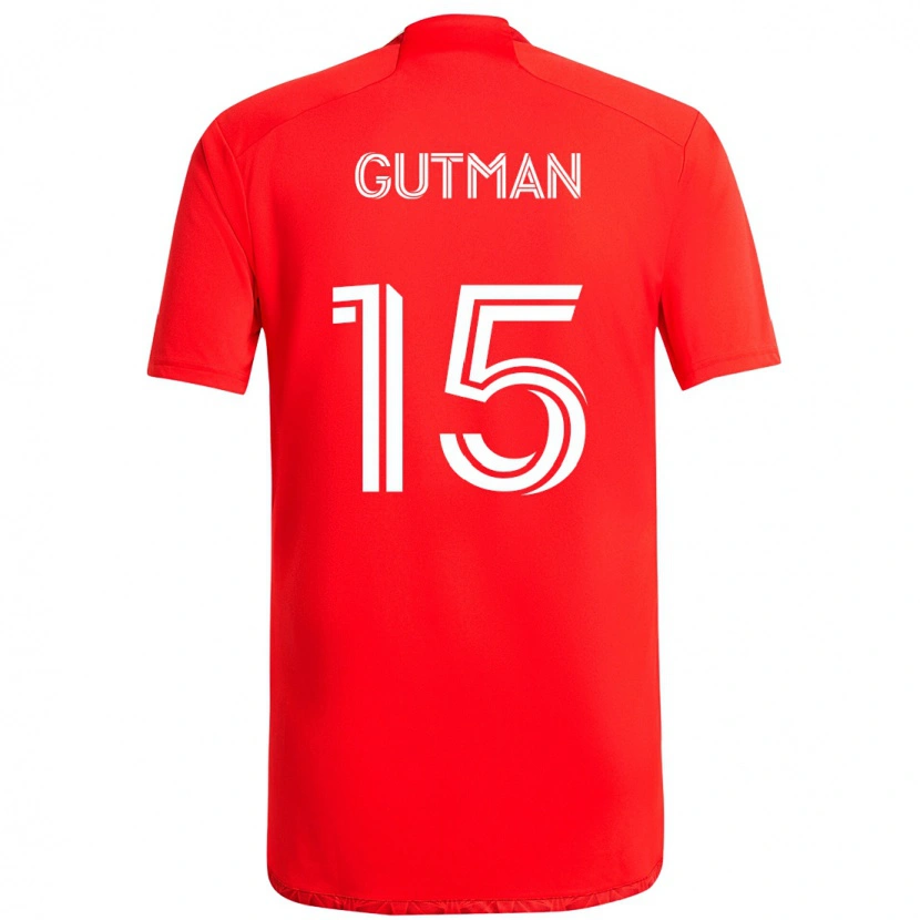 Danxen Kid Andrew Gutman #15 Red White Home Jersey 2025/26 T-Shirt