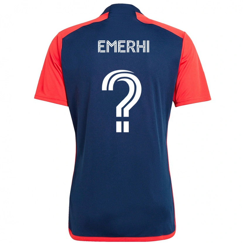 Danxen Kid Grant Emerhi #0 Blue Red Home Jersey 2025/26 T-Shirt