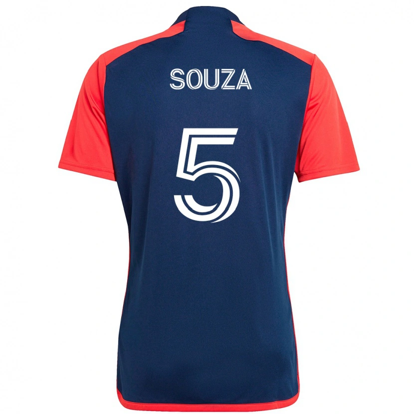 Danxen Kid Victor Souza #5 Blue Red Home Jersey 2025/26 T-Shirt