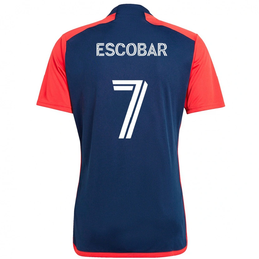 Danxen Kid Olger Escobar #7 Blue Red Home Jersey 2025/26 T-Shirt