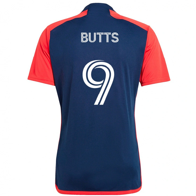 Danxen Kid Liam Butts #9 Blue Red Home Jersey 2025/26 T-Shirt