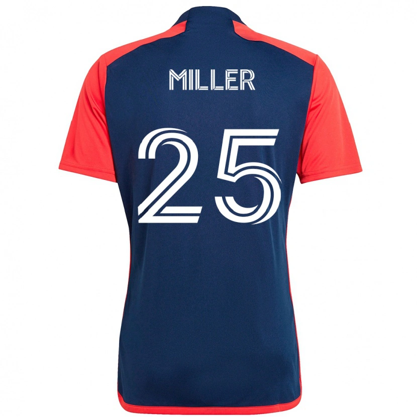 Danxen Kid Peyton Miller #25 Blue Red Home Jersey 2025/26 T-Shirt