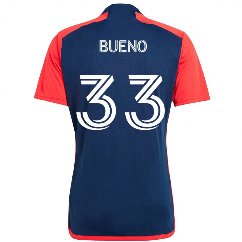 Danxen Kid Brandonn Bueno #33 Blue Red Home Jersey 2025/26 T-Shirt