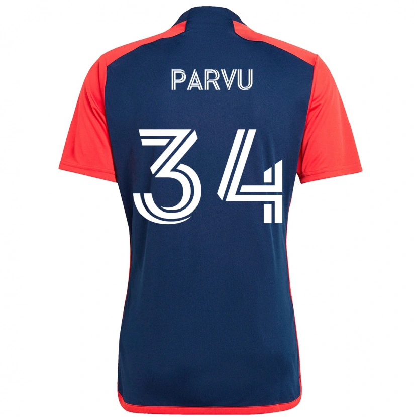 Danxen Kid Alexandru Parvu #34 Blue Red Home Jersey 2025/26 T-Shirt