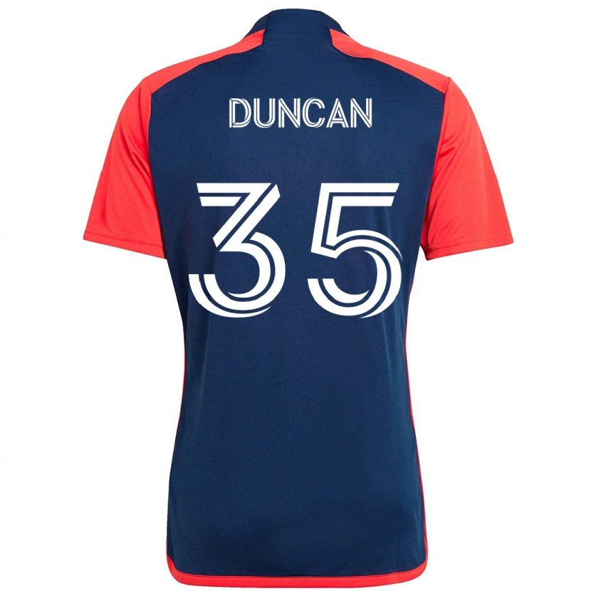 Danxen Kid Nakye Greenidge-Duncan #35 Blue Red Home Jersey 2025/26 T-Shirt