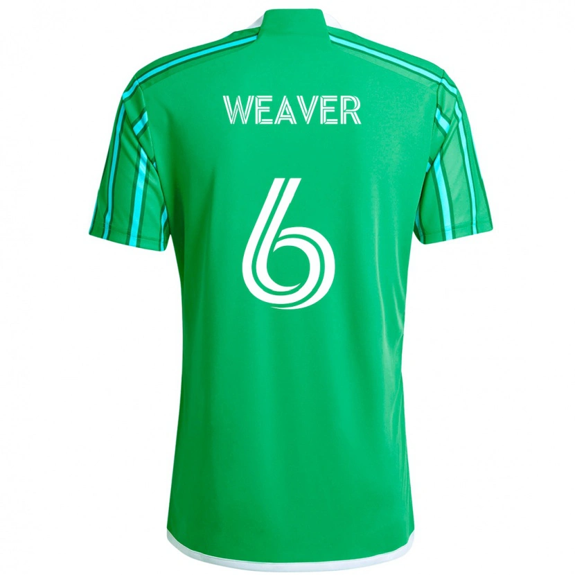 Danxen Kid Morgan Weaver #6 Green White Home Jersey 2025/26 T-Shirt