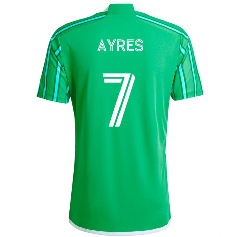 Danxen Kid Melina Ayres #7 Green White Home Jersey 2025/26 T-Shirt