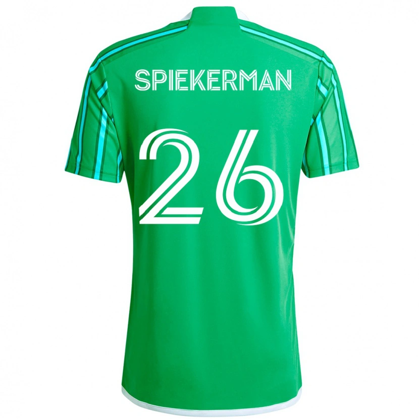 Danxen Kid Stephanie Spiekerman #26 Green White Home Jersey 2025/26 T-Shirt
