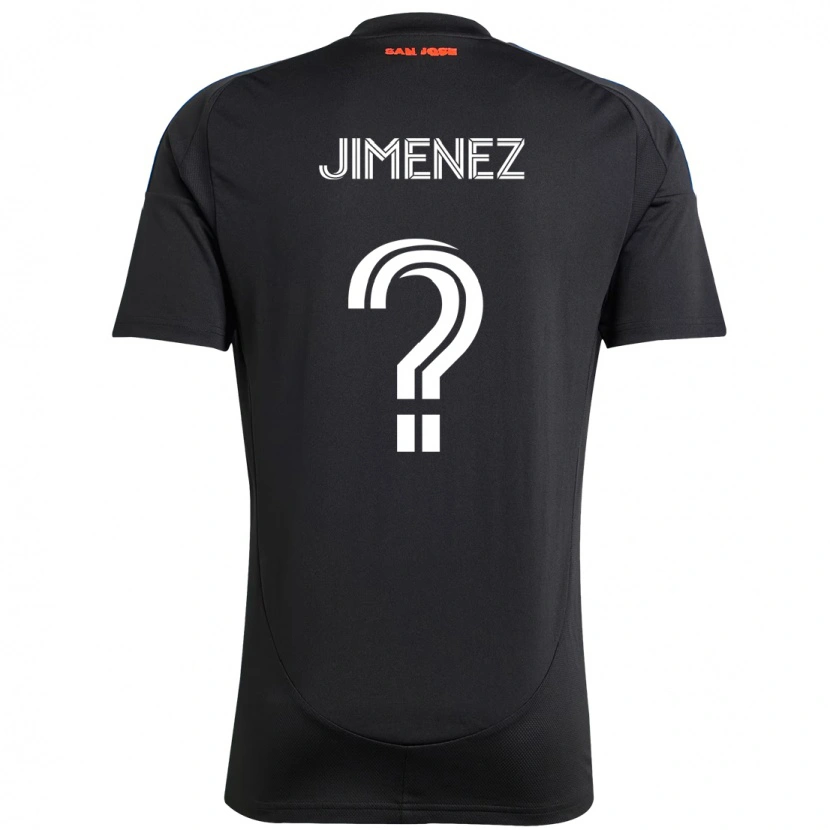 Danxen Kid Kevin Jimenez #0 Black Dark Blue Home Jersey 2025/26 T-Shirt