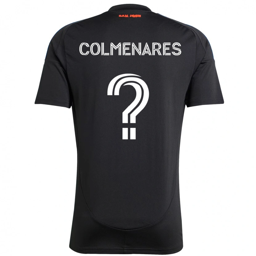Danxen Kid Mateo Colmenares #0 Black Dark Blue Home Jersey 2025/26 T-Shirt
