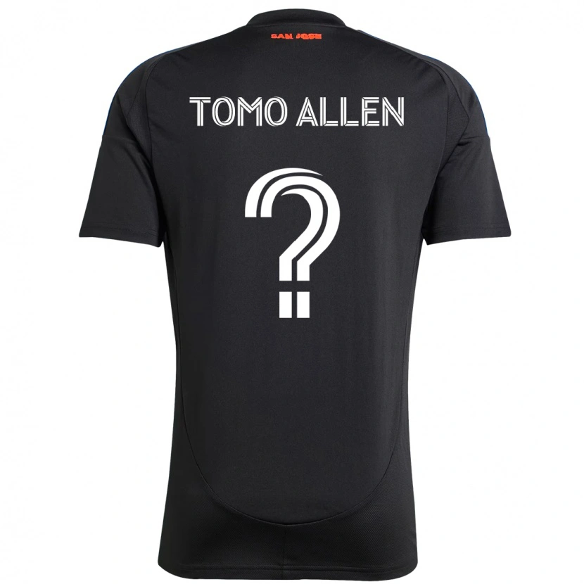 Danxen Kid Tomo Allen #0 Black Dark Blue Home Jersey 2025/26 T-Shirt