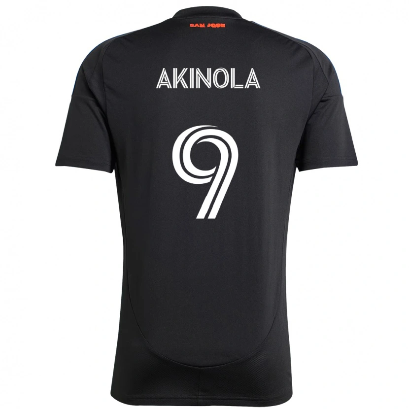 Danxen Kid Ayo Akinola #9 Black Dark Blue Home Jersey 2025/26 T-Shirt