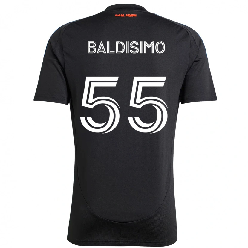 Danxen Kid Michael Baldisimo #55 Black Dark Blue Home Jersey 2025/26 T-Shirt