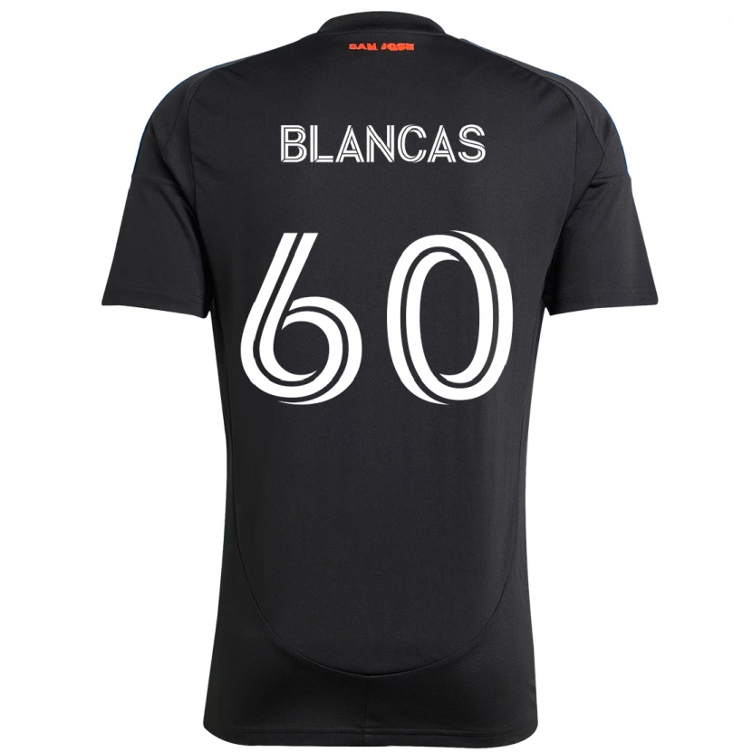 Danxen Kid Eduardo Blancas #60 Black Dark Blue Home Jersey 2025/26 T-Shirt