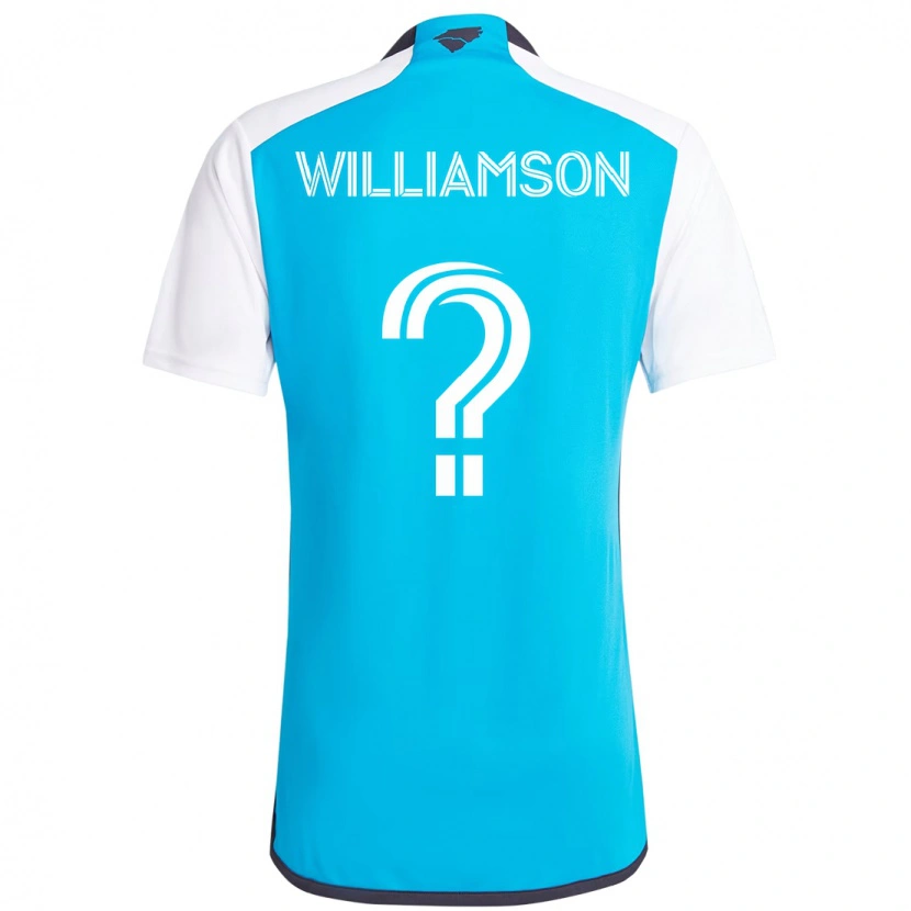 Danxen Kid Eryk Williamson #0 Sky Blue White Home Jersey 2025/26 T-Shirt