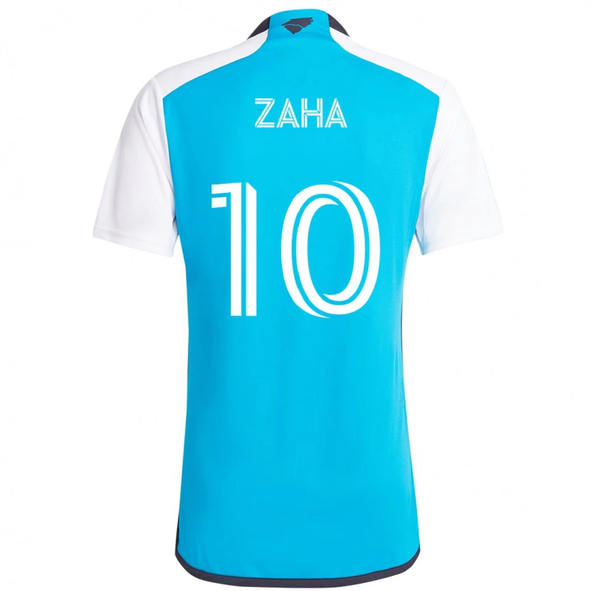 Danxen Kid Wilfried Zaha #10 Sky Blue White Home Jersey 2025/26 T-Shirt