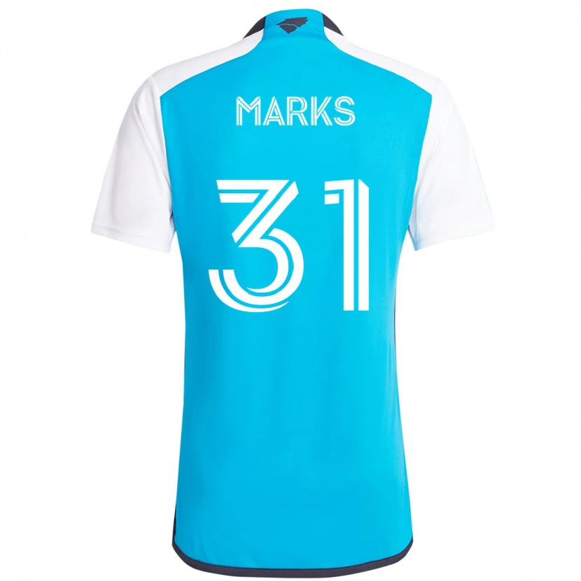 Danxen Kid George Marks #31 Sky Blue White Home Jersey 2025/26 T-Shirt